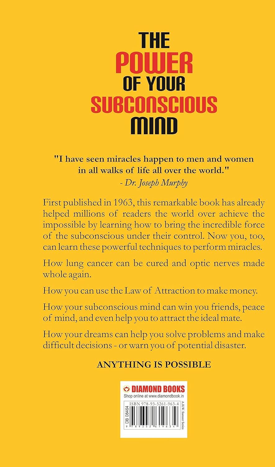 The Power of your Subconscious Mind (English, Paperback, Dr. Joseph Murphy)