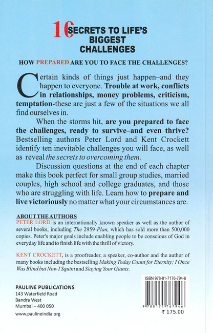 10 Secrets to Life's Biggest Challenges - How You Can Prepare for a Better Tomorrow (English, Paperback, Peter Lord, Kent Crockett)