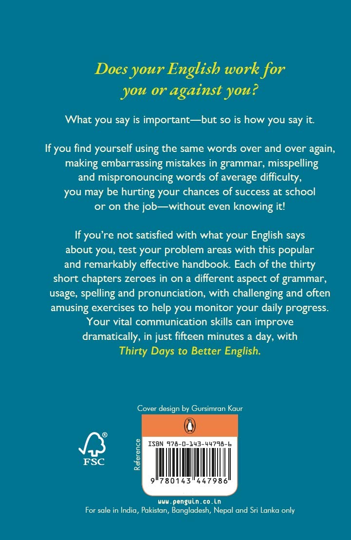 30 Days to Better English (English, Paperback, Norman Lewis)