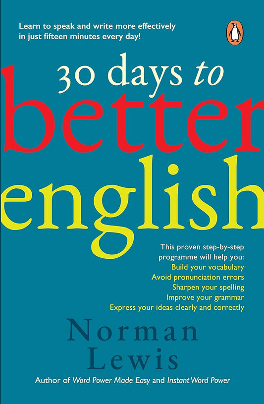 30 Days to Better English (English, Paperback, Norman Lewis)
