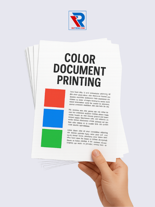 A4 Color Document Printing - Colorful Prints Made Easy