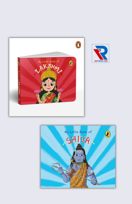 Balance Blessings Begin Early (Set of Books): My Little Book Of Shiva and My Little Book of Lakshmi (English, Board Book)