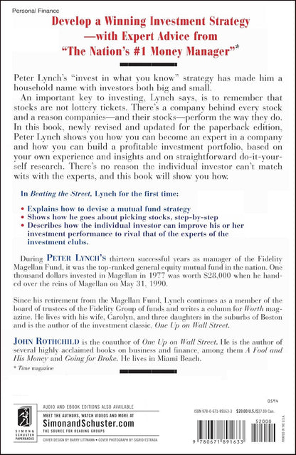 Beating the Street (English, Paperback, Peter Lynch)