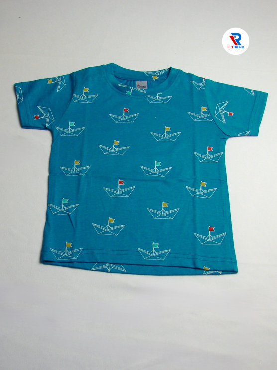 Cotton 100% Boat Design T-Shirt and Trouser