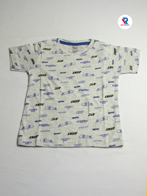 Boys Cotton NYC Design Printed T-Shirt and Trouser