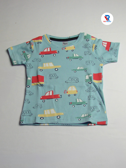 New Born Baby Boys Set Boys Cotton Truck Design