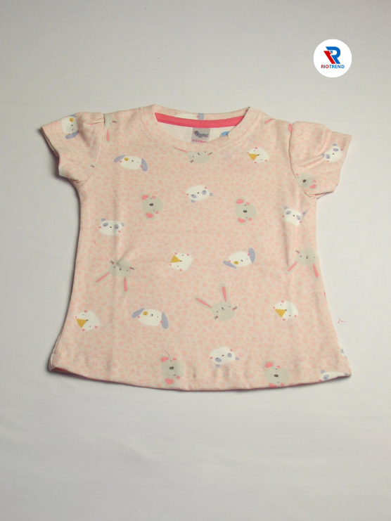 New Born Baby Girls Set Teddy T-Shirt and Trouser