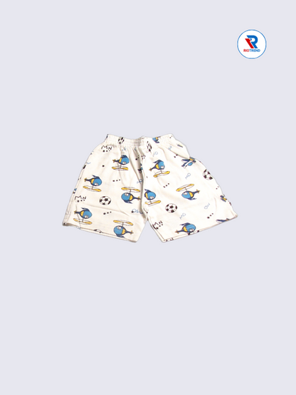 aby boy's cream shorts co-ord set, ideal for 18-24 months, combining comfort and style