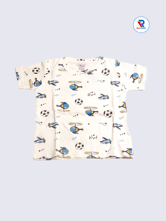 Stylish cream T-shirt co-ord set for baby boys, perfect for ages 18-24 months, combining comfort and fashion