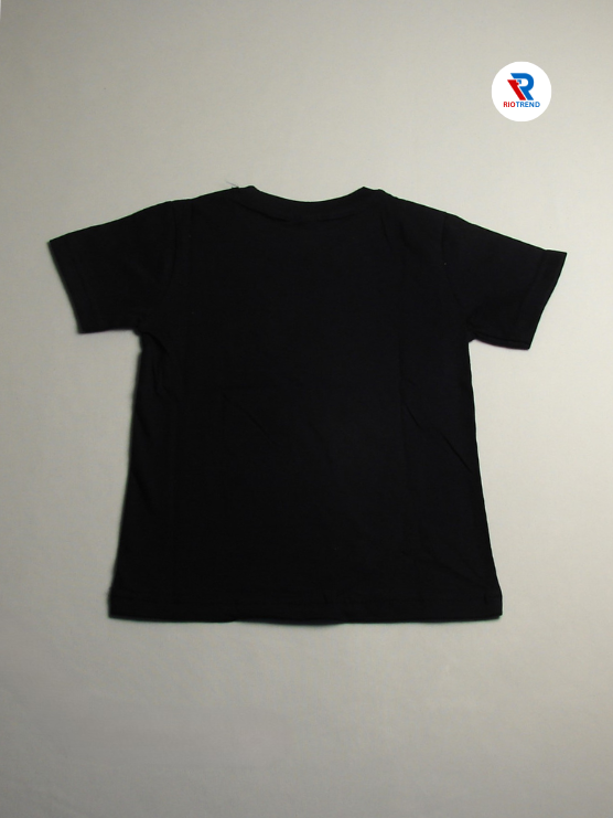 Boys' Cotton Half Sleeve T-Shirt Black