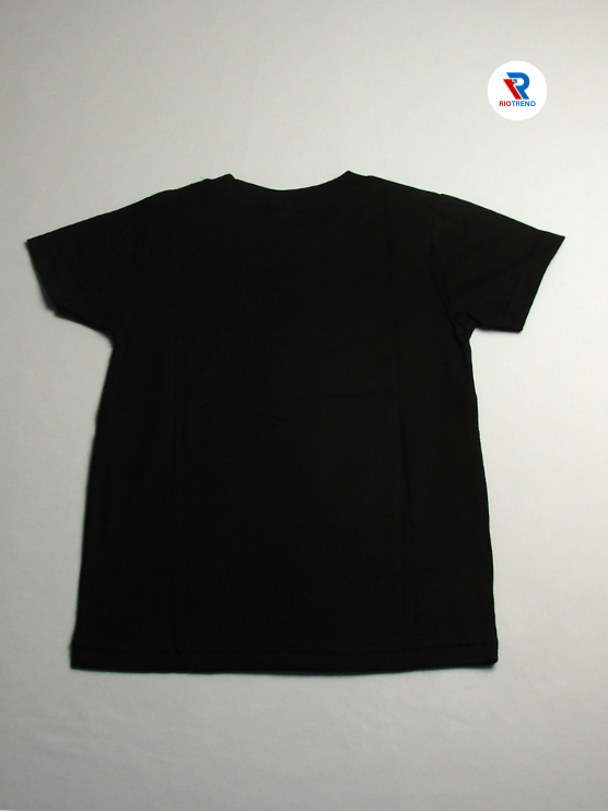 Boys' Cotton Half Sleeve T-Shirt Black & Green