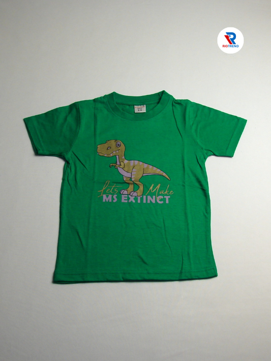 Boys' Cotton Half Sleeve T-Shirt Green