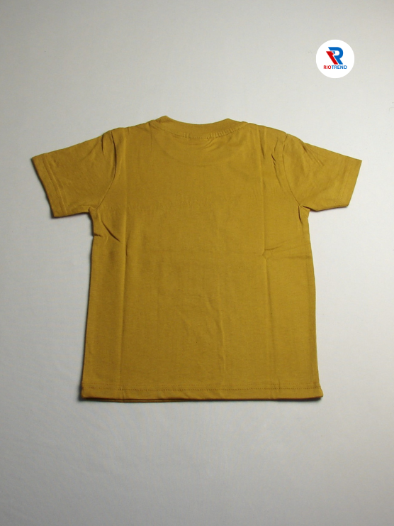 Boys' Cotton Half Sleeve T-Shirt Yellow