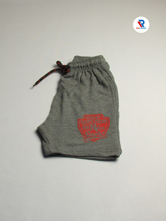 Boys Cotton Gray Color Shorts