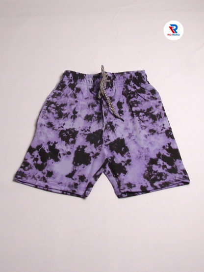 Boys' lilac gray shorts for 9-10 years, featuring a full design for a comfortable and casual look by RioTrend