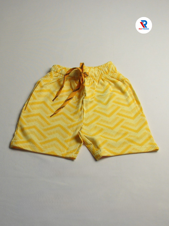 Boys 100% Cotton Light Yellow Shorts