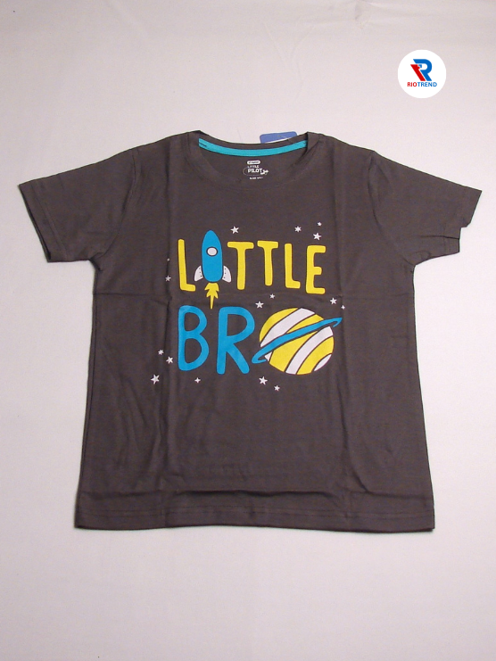 Boys Set Half Sleeve Cotton Bistre Color