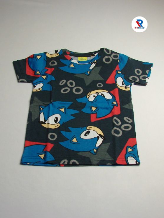 Boys Coordinate Set Cotton Black and Blue Color