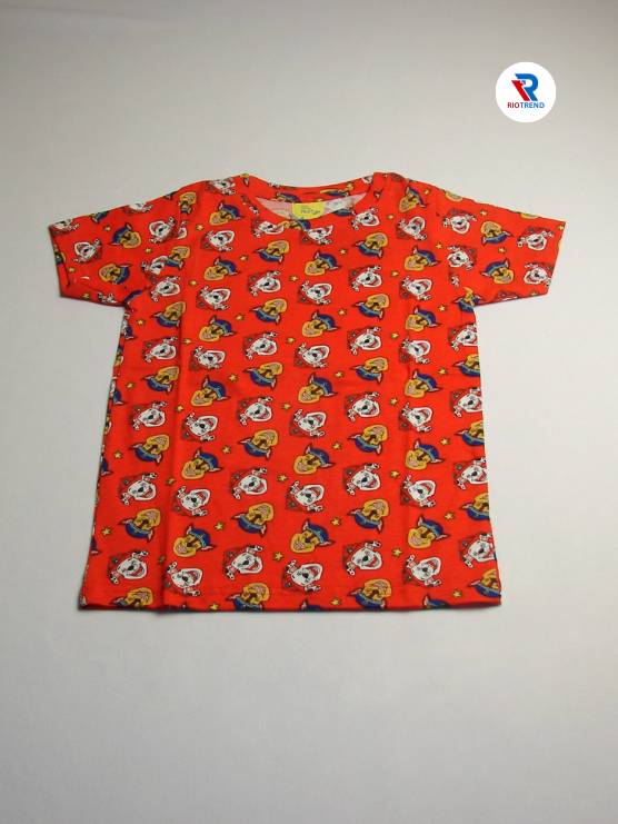 Boys Coordinate Set Cotton Red and Yellow Color