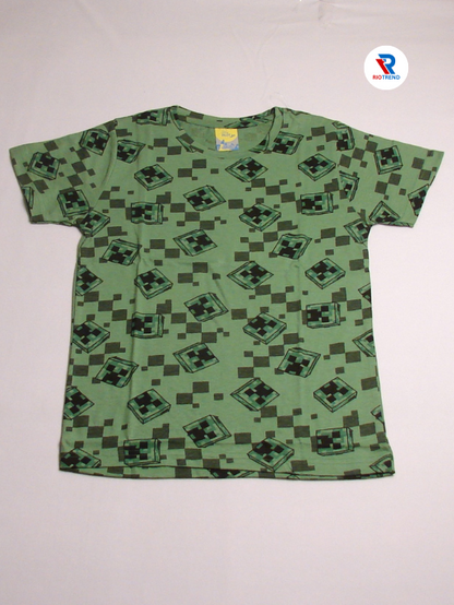 Boys  Coordinate Set Cotton Camouflage Green