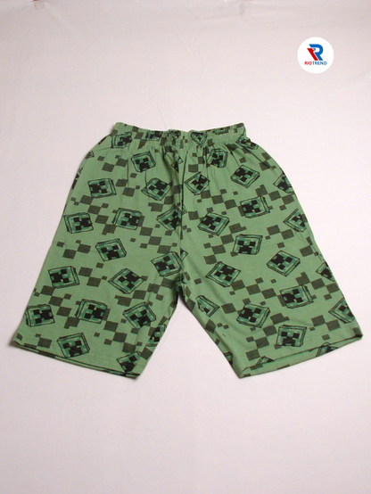 Boys  Coordinate Set Cotton Camouflage Green