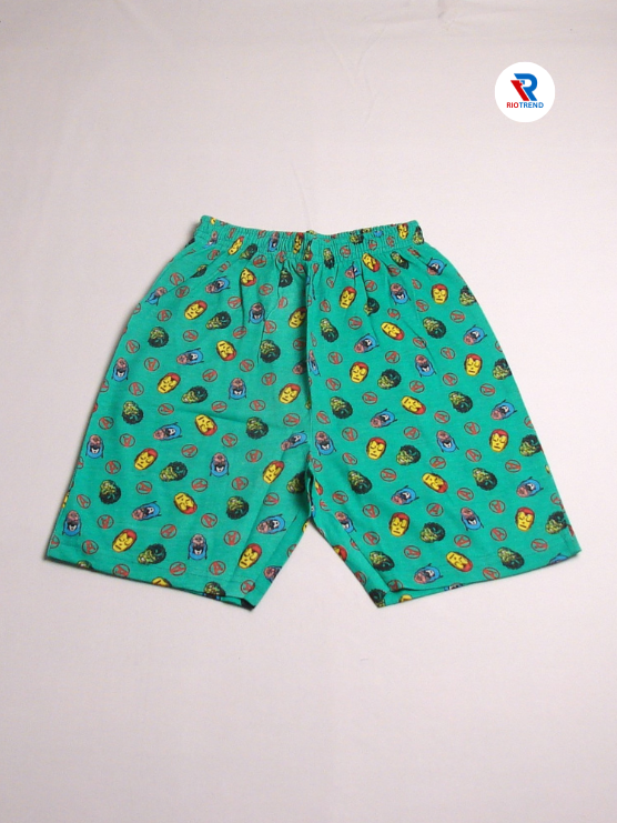 Boys Coordinate Set Cotton Caribbean Green Color