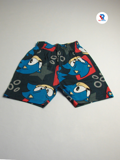 Boys Coordinate Set Cotton Black and Blue Color