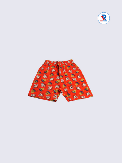 Boys Co-Ord Shorts 02-06Yrs Red and Yellow Color RioTrend