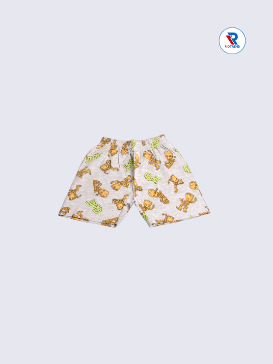 Boys Co-Ord Shorts 05-06Yrs Pale Silver Color RioTrend