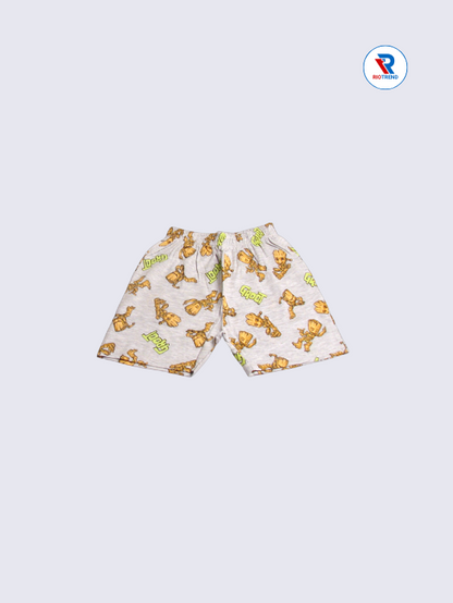 Boys Co-Ord Shorts 05-06Yrs Pale Silver Color RioTrend