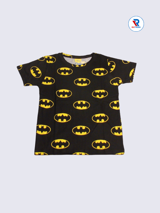 Boys Co-Ord T-Shirt 07-08Yrs Dark Black Color RioTrend