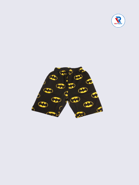 Boys Co-Ord Shorts 07-08Yrs Dark Black Color RioTrend