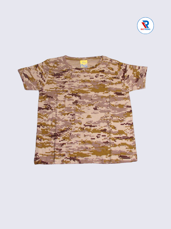 Boys Co-Ord T-Shirt 07-08Yrs Light Brown Color RioTrend