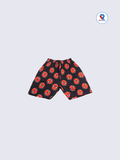 Boys Co-Ord Shorts 09-10Yrs Charcoal Black Color RioTrend