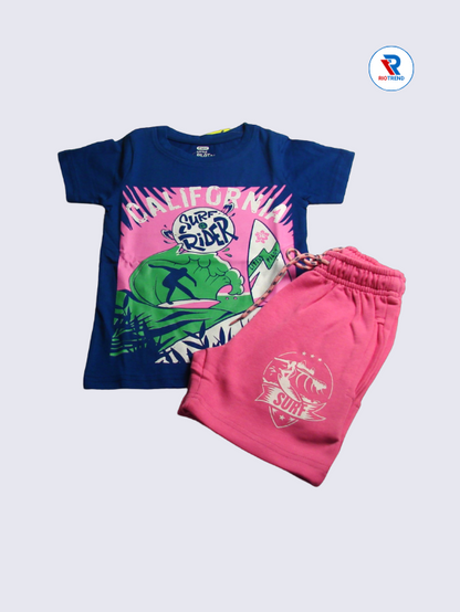 Boys Set 02-10Yrs Blue and Pink Color RioTrend