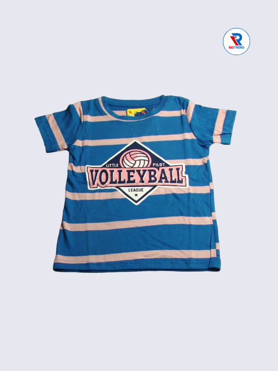 Boys T-Shirt 02 to 10Yrs Blue and Pink Color RioTrend