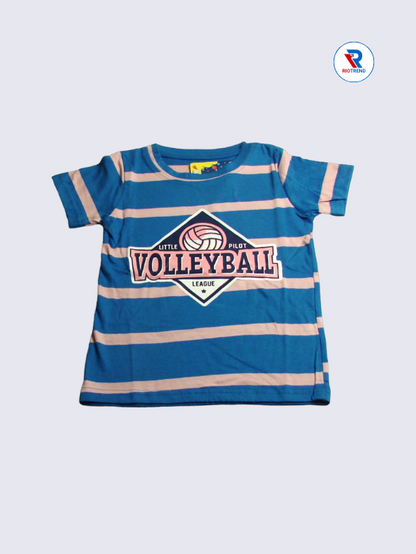 Boys T-Shirt 02 to 10Yrs Blue and Pink Color RioTrend