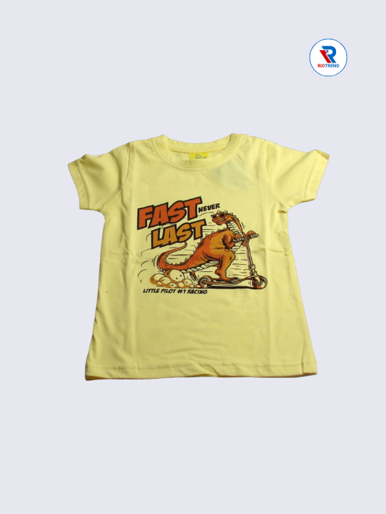 Boys T-Shirt 02-10Yrs Yellow and Pink Color RioTrend