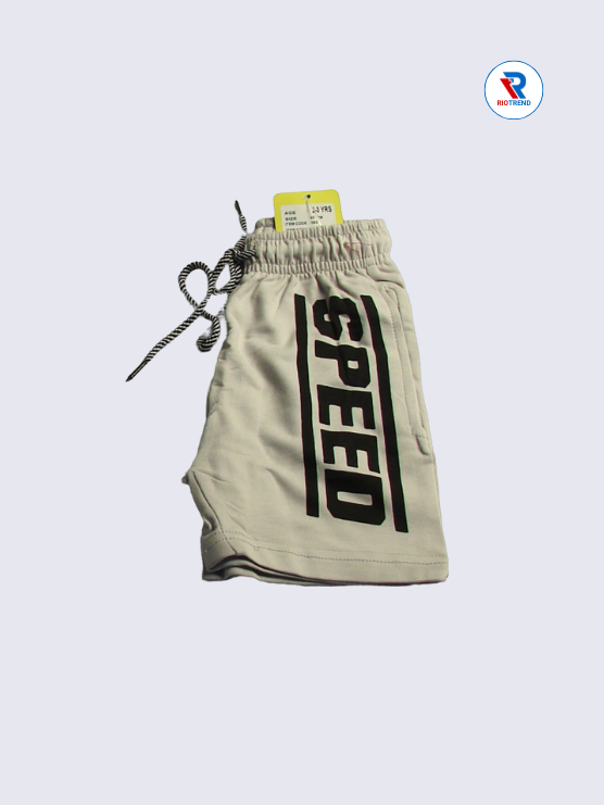 Boys Shorts 02 to 14yrs in Light White Color (Half Folded)-RioTrend