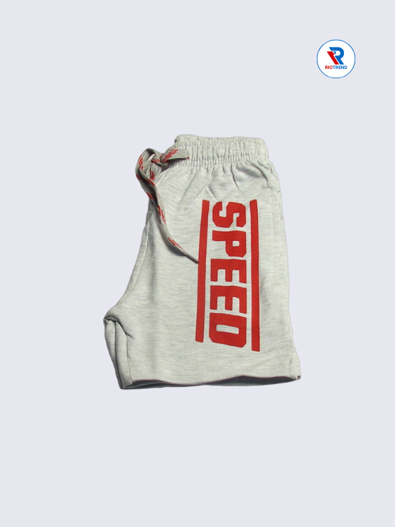 Boys Shorts 03 to 12yrs in White Color (Half Folded)-RioTrend