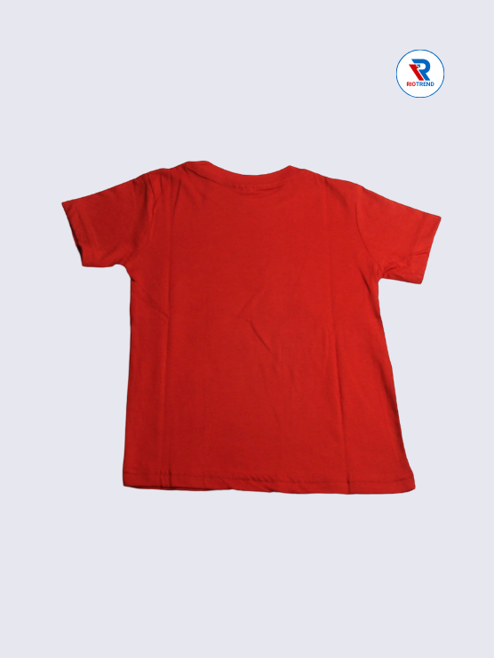 Boys T-Shirt 05-06yrs in Red Color(Back)-RioTrend