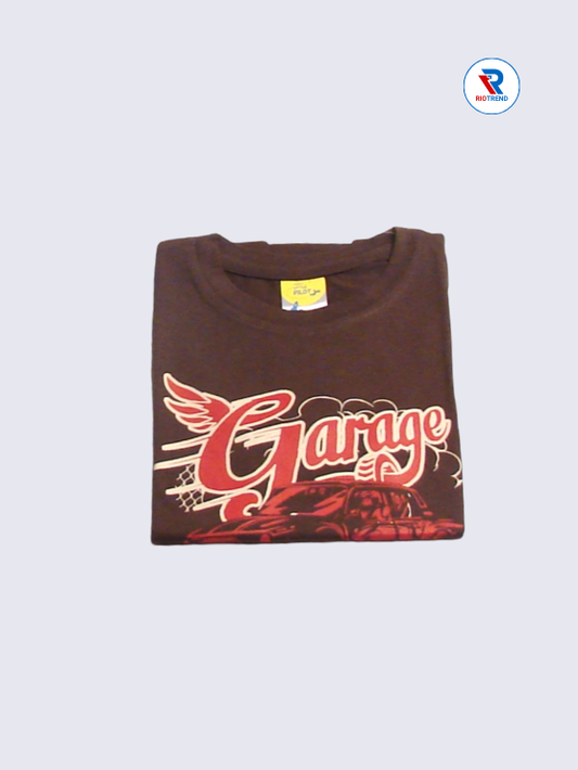 Boys T-Shirt 05 to 14yrs in Dark Sienna Color(Folded)-RioTrend