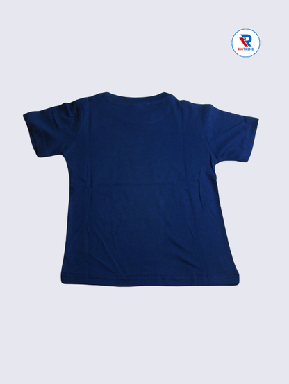 Boys T-Shirt 05 to 12yrs in Blue Color(Back)-RioTrend