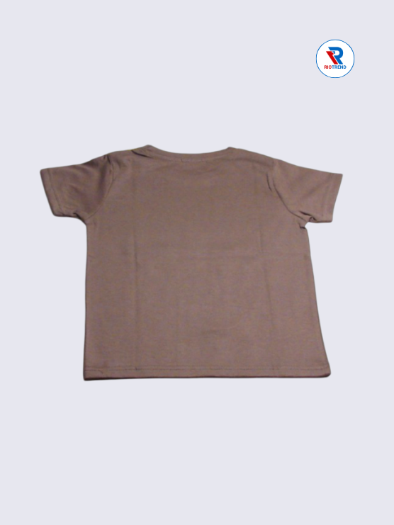 Boys T-Shirt 07-08yrs in Raisin Black Color(Back)-RioTrend