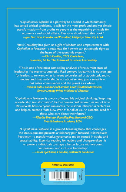 Capitalism To Peopleism (English, Paperback, Ravi Chaudhry)