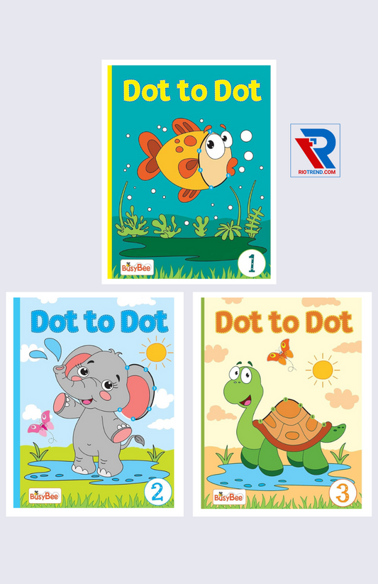 Drawn to Learn (Set of 3 Books) My Big Activity Book Dot to Dot 1, 2 & 3 (English, Paperback)