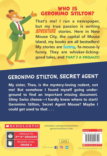 Geronimo Stilton #34: Geronimo Stilton Secret Agent (English, Paperback, Geronimo Stilton)