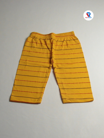 Girls 3/4 Set Cotton Yellow Color