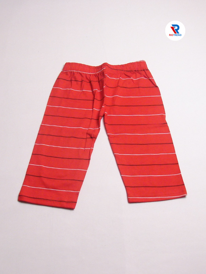 Girls 3/4 Set Cotton Red Color