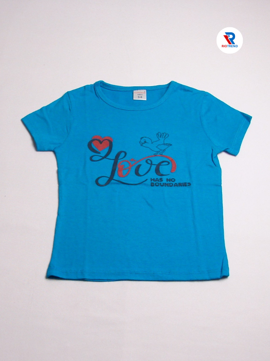 Girls 3/4 Set Cotton Light Blue Color